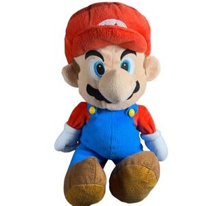 Nintendo Super Mario Plush Backpack 16 Inch Red Blue Accessory Innovations‎ 2010